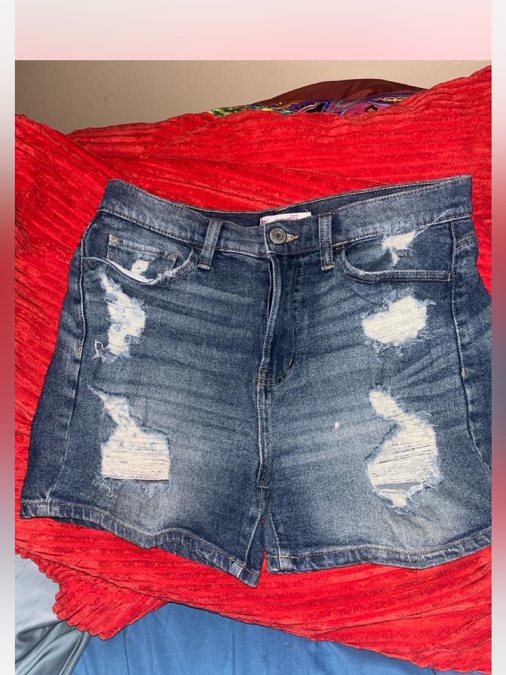 SO Distressed Denim Jean Shorts - Size 9/29